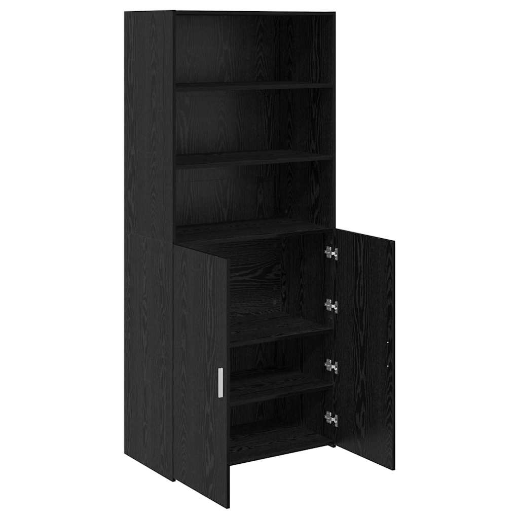 Highboard Altholz 80 x 42,5 x 185 cm Holzwerkstoff