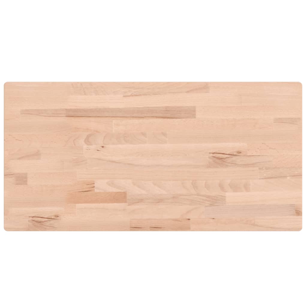 Waschtischplatte 80x40x1,5 cm Massivholz Buche