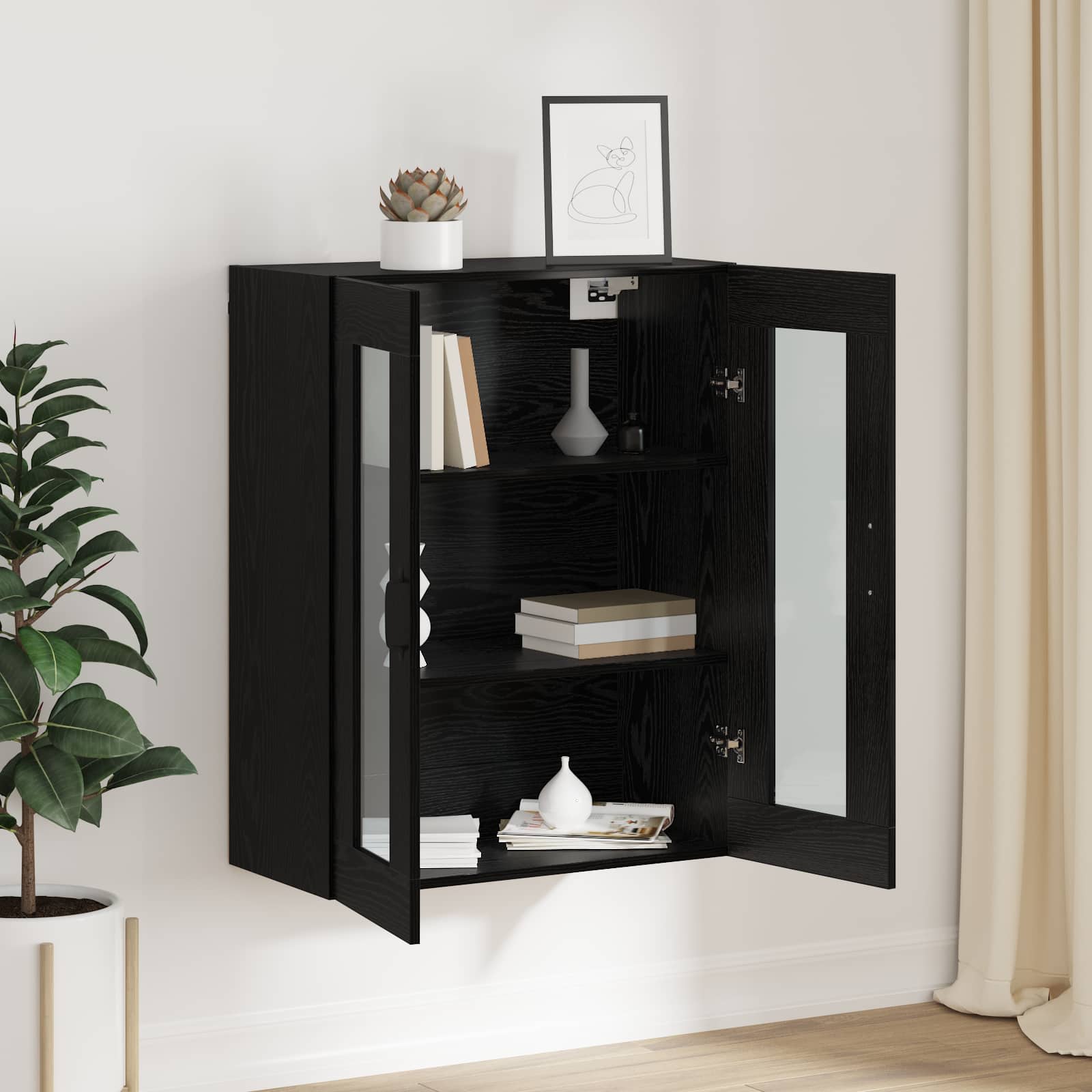 Hängeschrank Weiß 69,5x34x90 cm