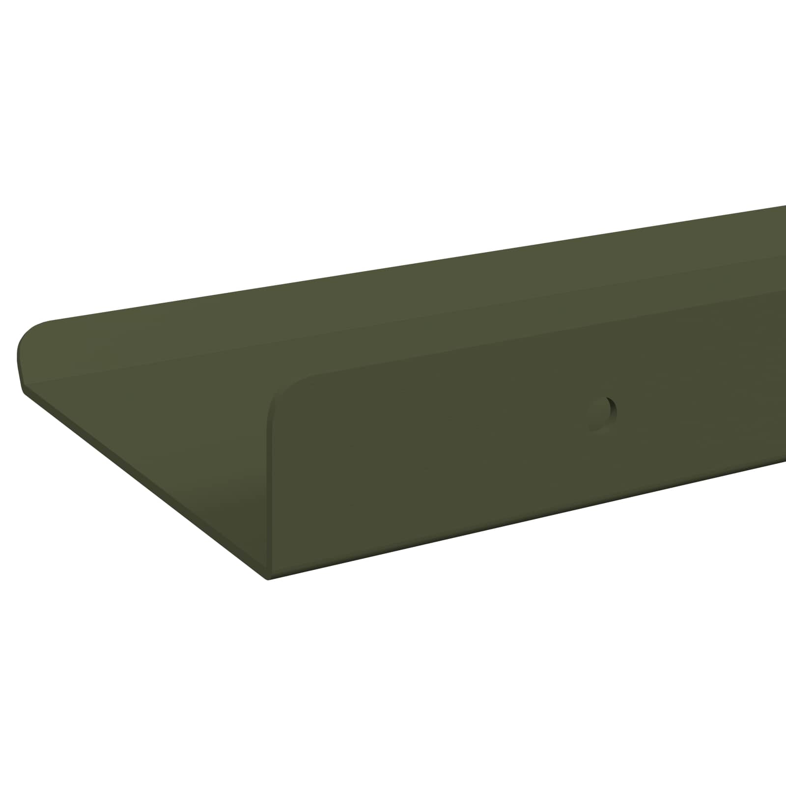 Schwebendes Regal 3 pcs Schwarz 40 x 9 x 2,5 cm Stahl