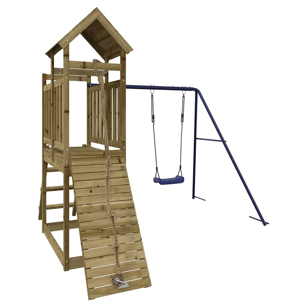 Spielturm Massivholz Kiefer