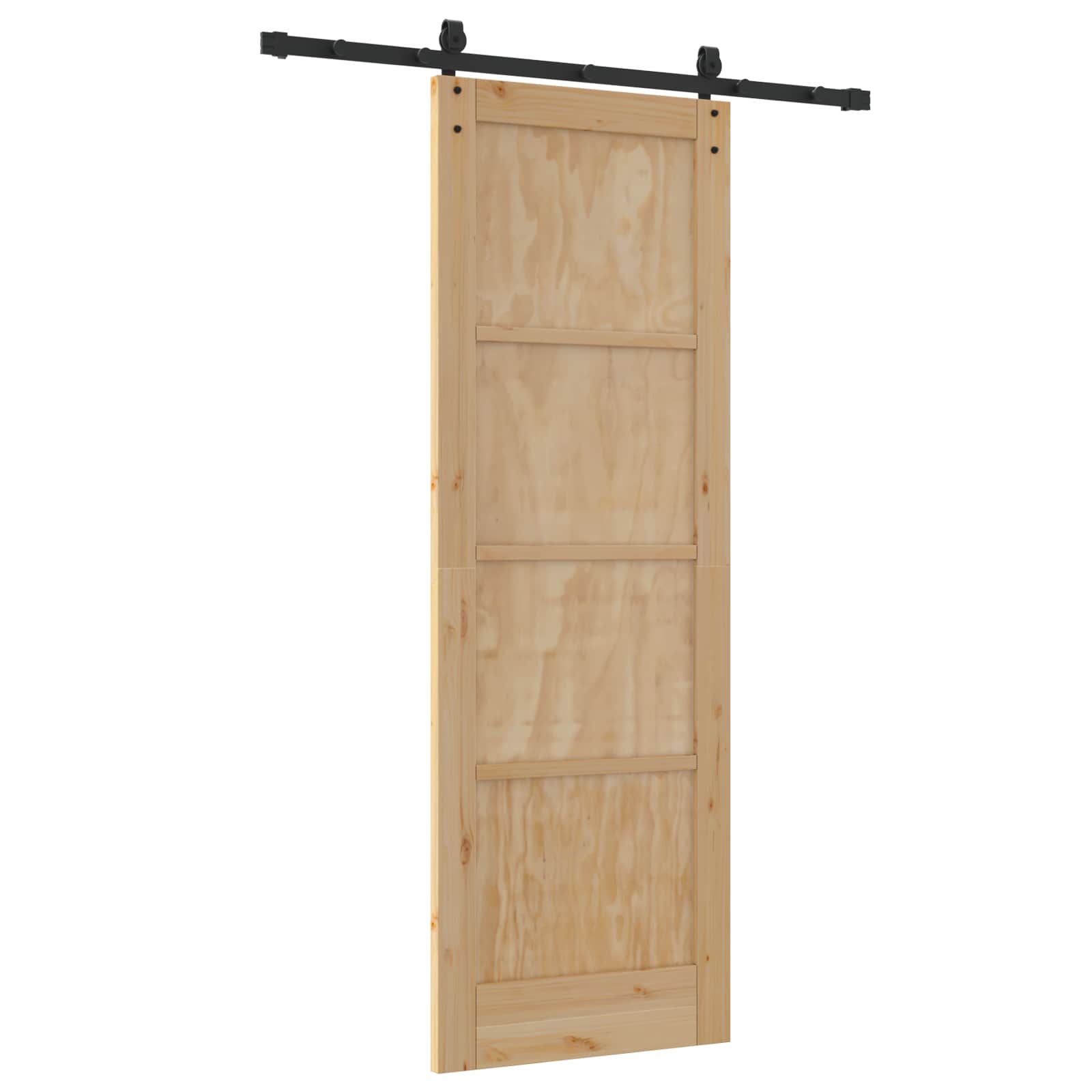 Schiebetür ORKDAL Natur 61 x 198,5 cm Massives Kiefernholz