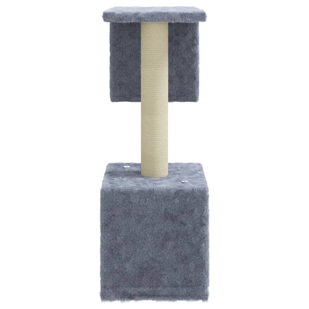 Kratzbaum mit Sisal-Kratzsäulen Creme 60 cm