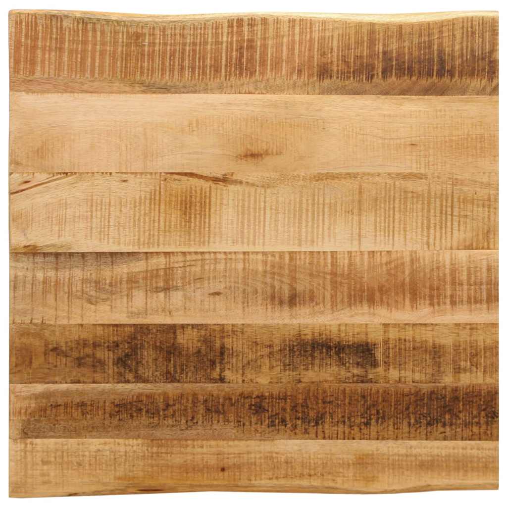 Tischplatte 40x40x2,5 cm Rechteckig Massivholz Akazie Baumkante