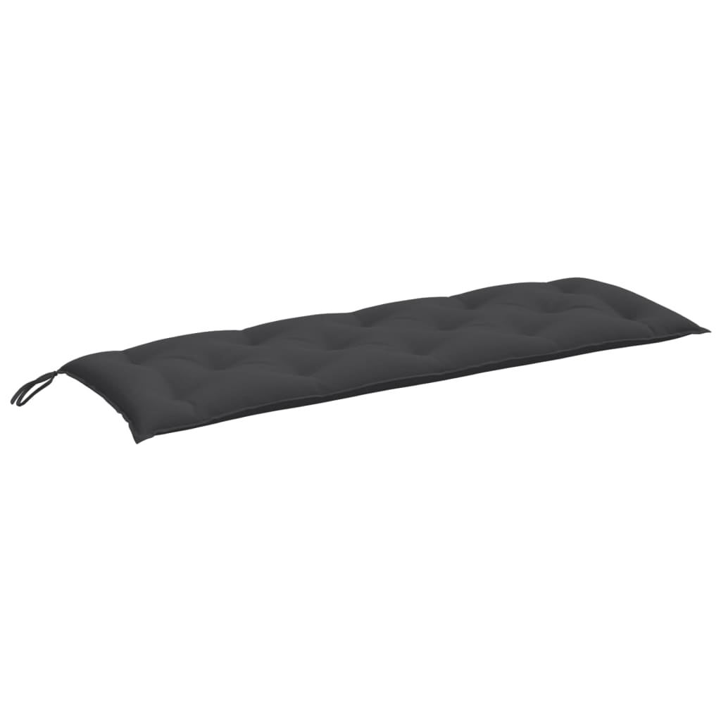 Gartenbank-Auflage Melange Anthrazit 100x50x7 cm Stoff