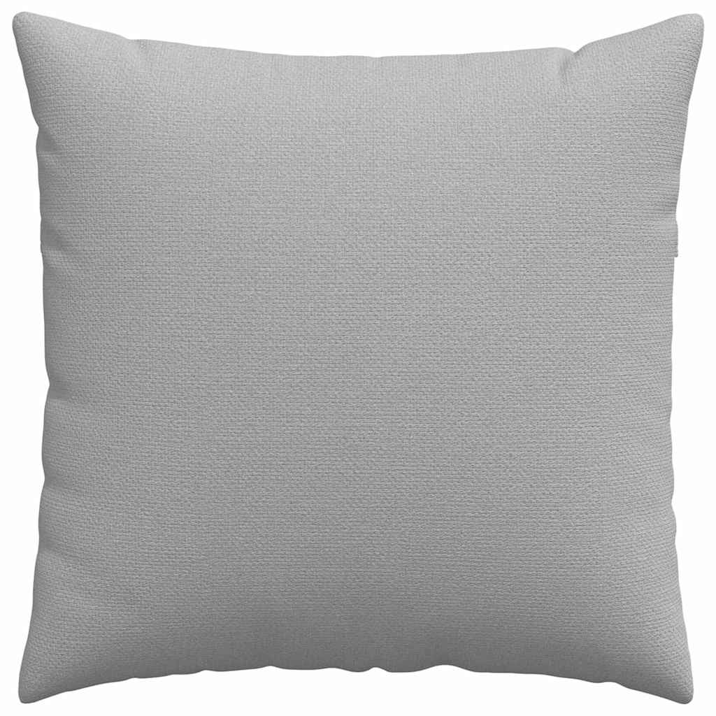 Sofakissen 2 pcs Hellgrau 50 x 30 cm Stoff