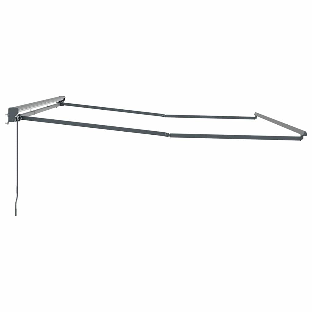 Markisenrahmen Verstellbar Weiß 2,5 x 2 m Stahl