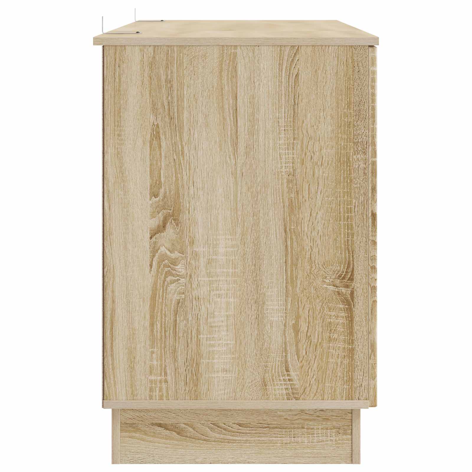 Schreibtisch mit Regal Schwarz 142,5 x 50 x 75 cm Holzwerkstoff