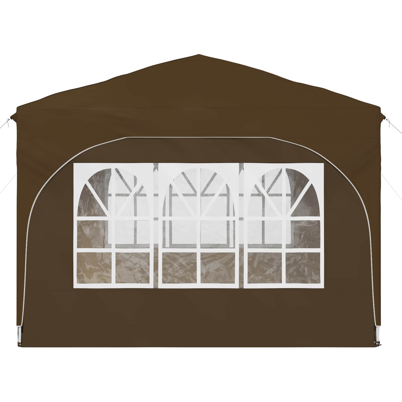 Pop-up Partyzelt 290 x 290 x 245 cm Creme