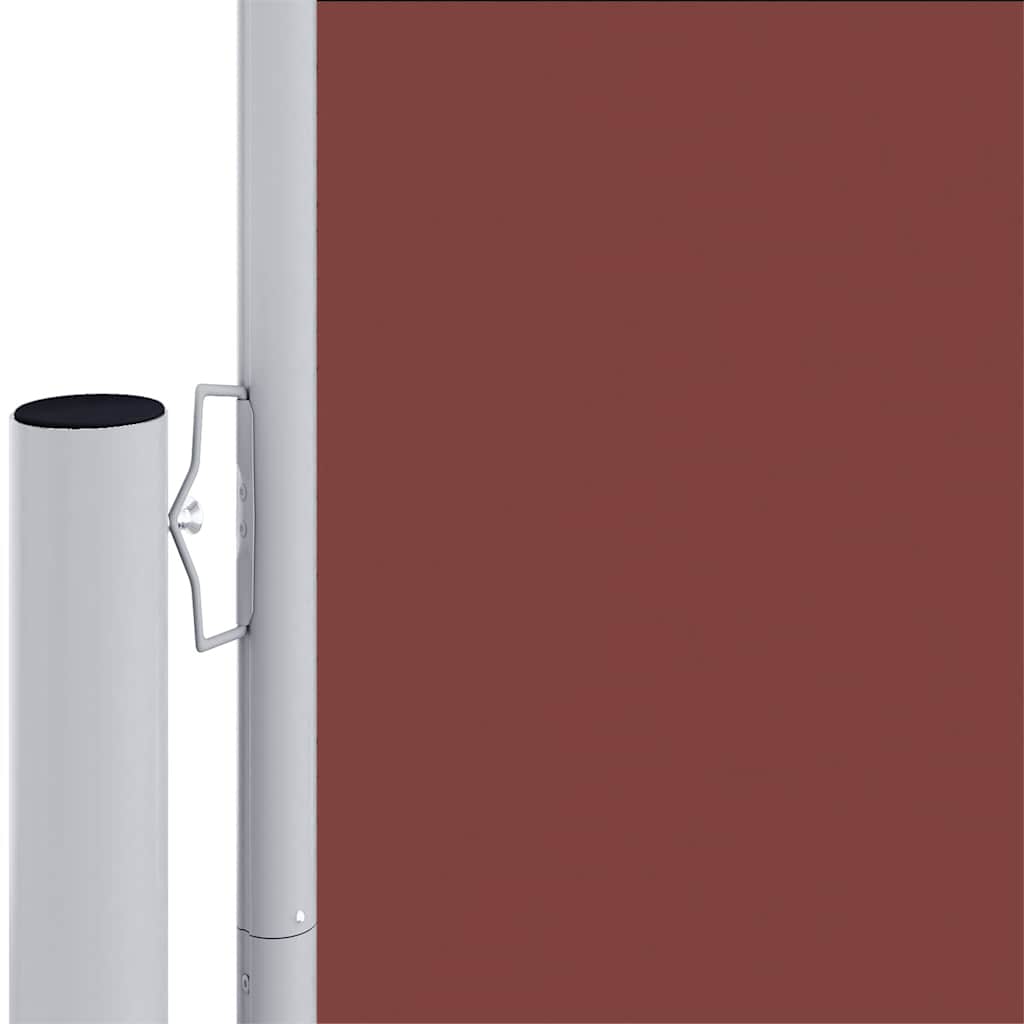 Ausziehbare Seitenmarkise 160×600 cm Braun