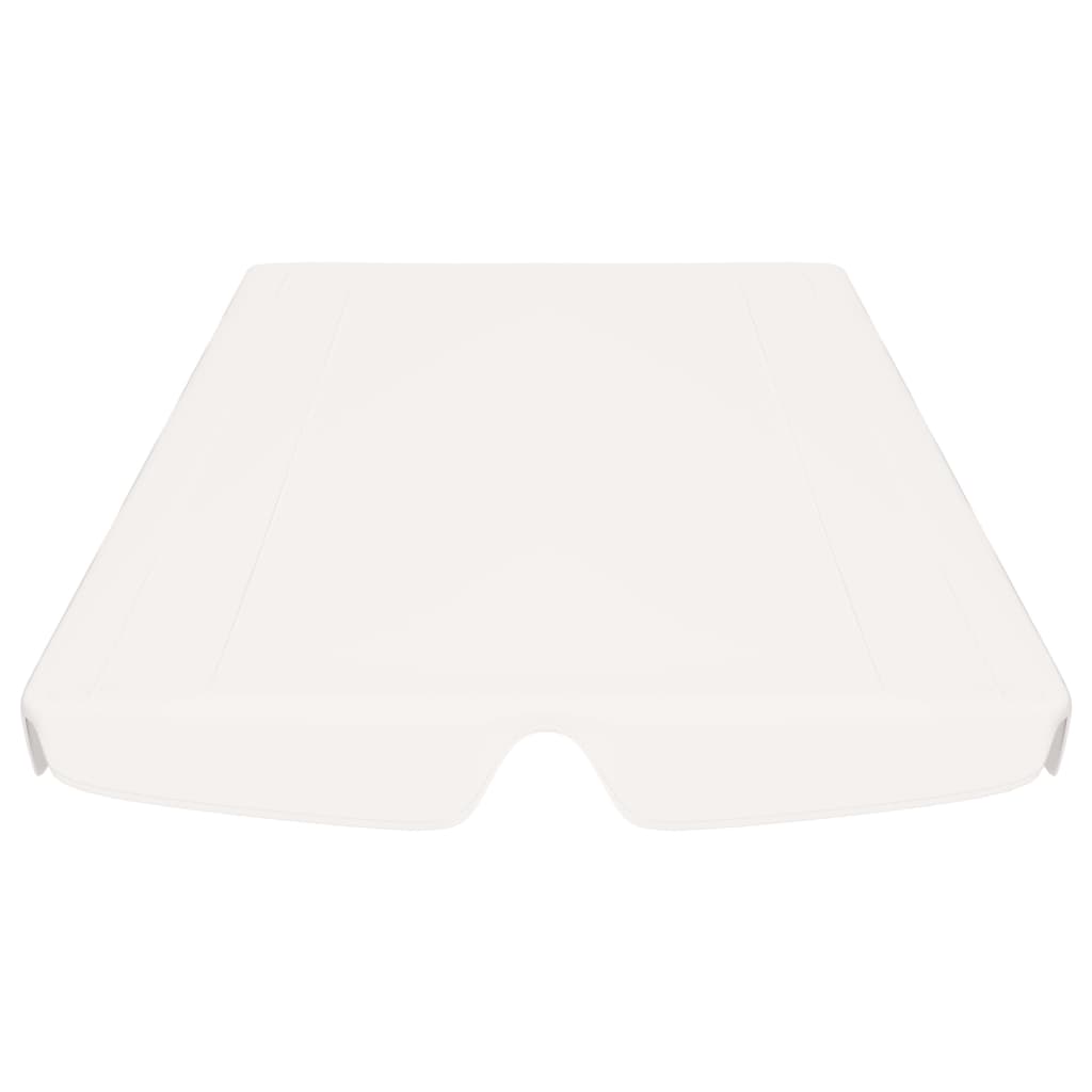 Ersatzdach für Hollywoodschaukel Beige 188/168x145/110 cm