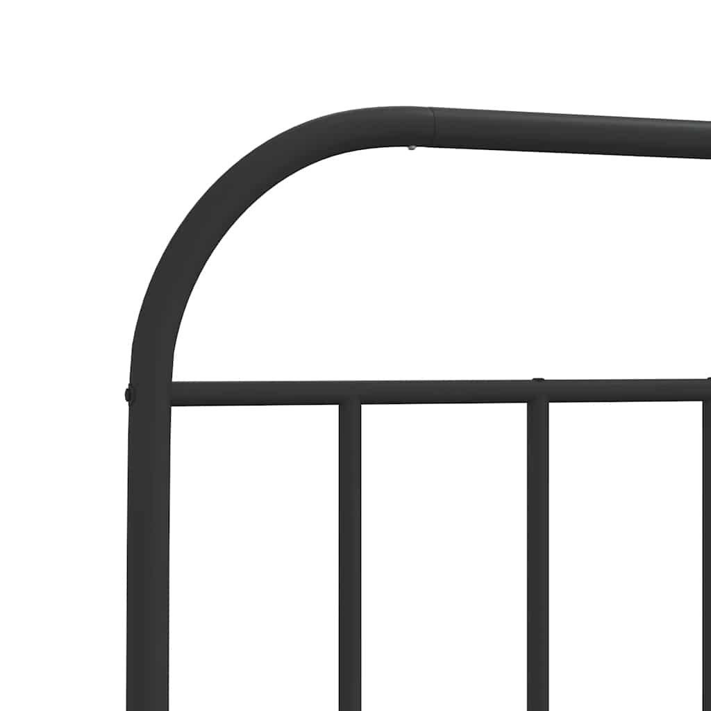 Ersatz-Kopfteil Metall Schwarz 75 cm