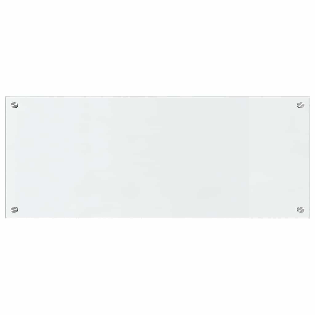 Küchenrückwand 2 pcs Weiß 70 x 40 cm Gehärtetes Glas