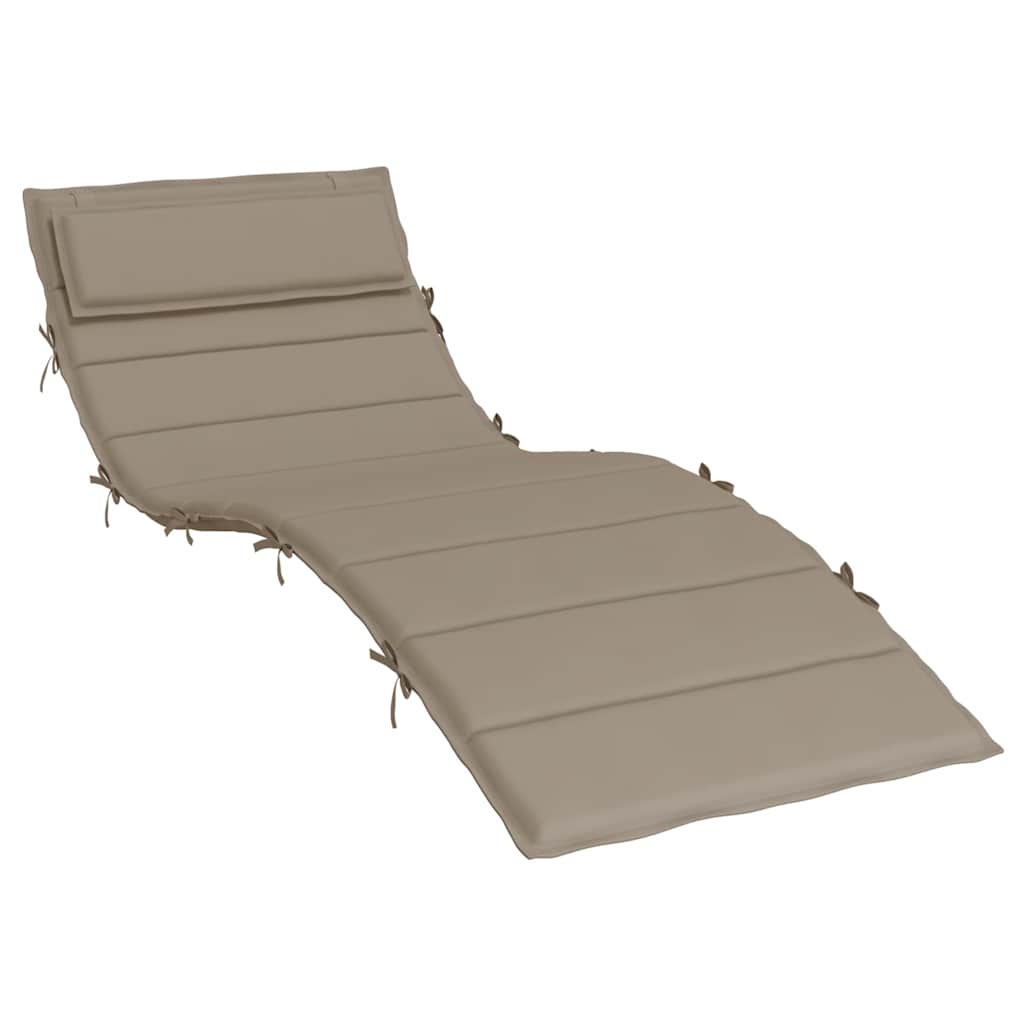 Sonnenliegen-Auflage Grau 180x60x4 cm Oxford-Gewebe