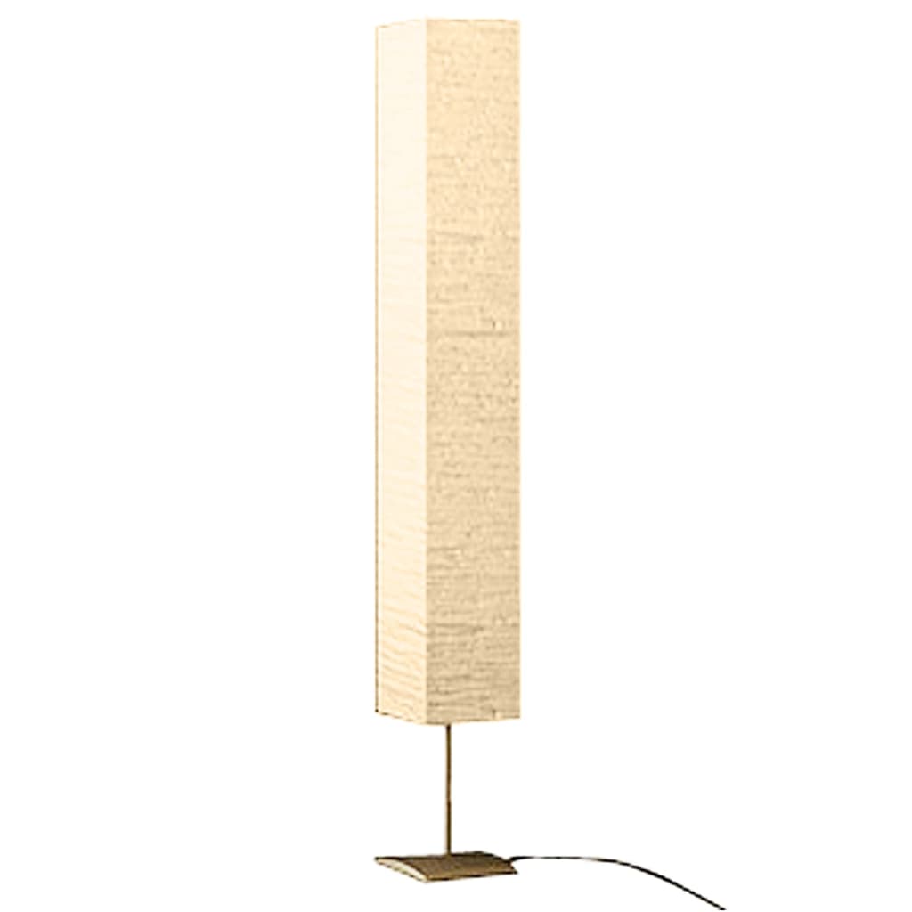 Standleuchte mit Stahlständer 135 cm Beige