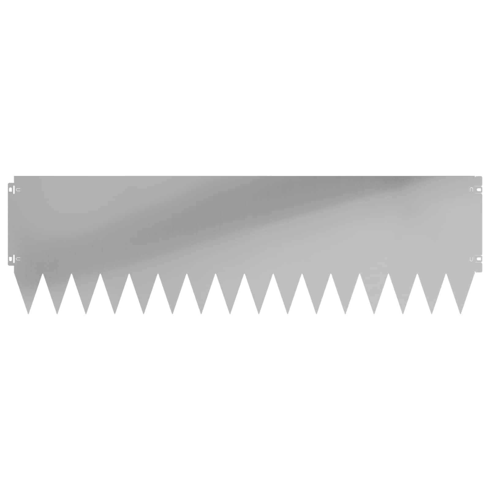Raseneinfassung 10 pcs 103 x 10 cm Stahl Schwarz