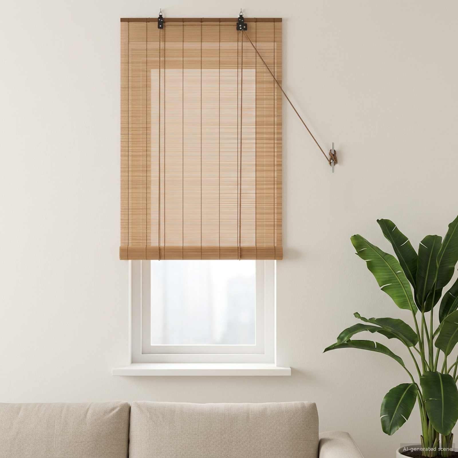 Bambusrollo Natur 80x160 cm