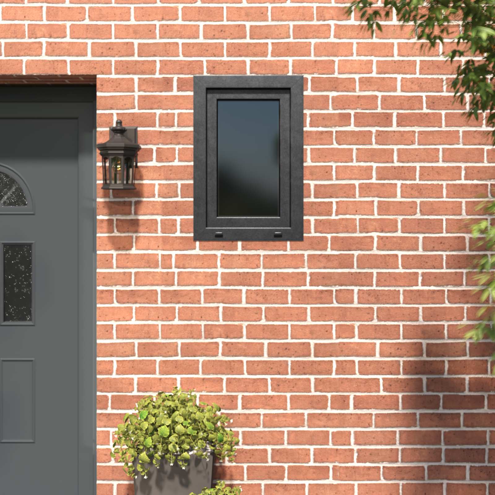 Kellerfenster RISOR 50 x 50 cm PVC und Glas Weiß