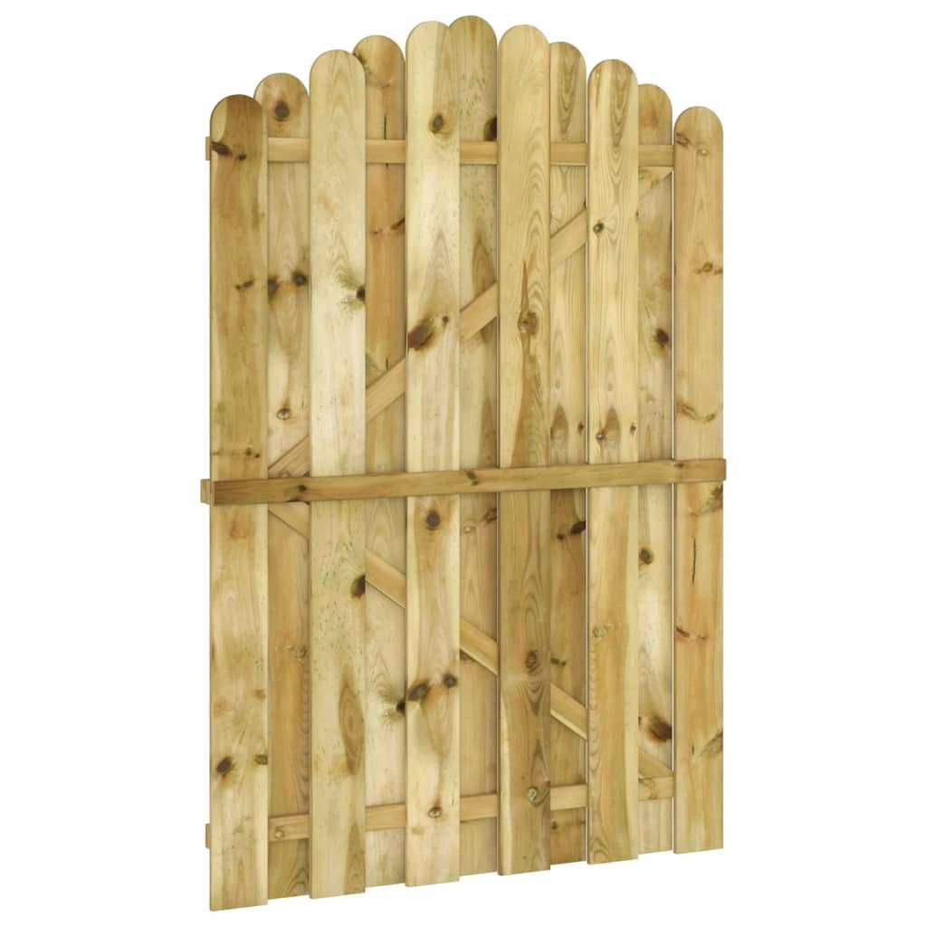 Gartentor Imprägniertes Kiefernholz 100x75 cm