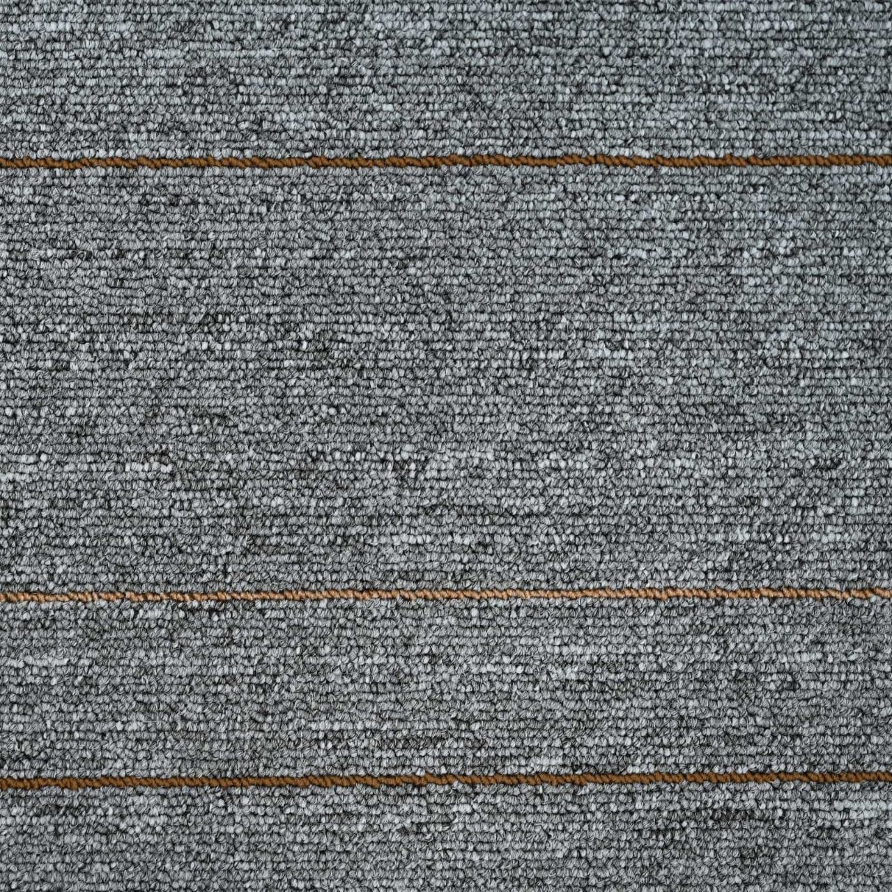 Teppichfliese Hellgrau mit Streifen 50 x 50 cm 4 pcs