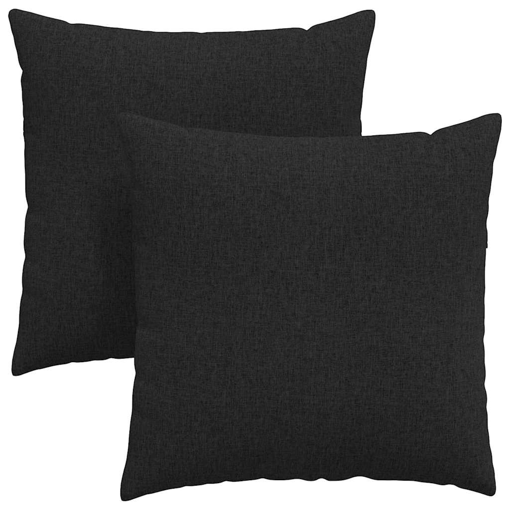 Sofakissen 2 pcs Hellgrau 50 x 30 cm Stoff