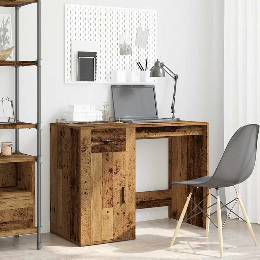 Schreibtisch Weiß 100x49x75 cm Holzwerkstoff