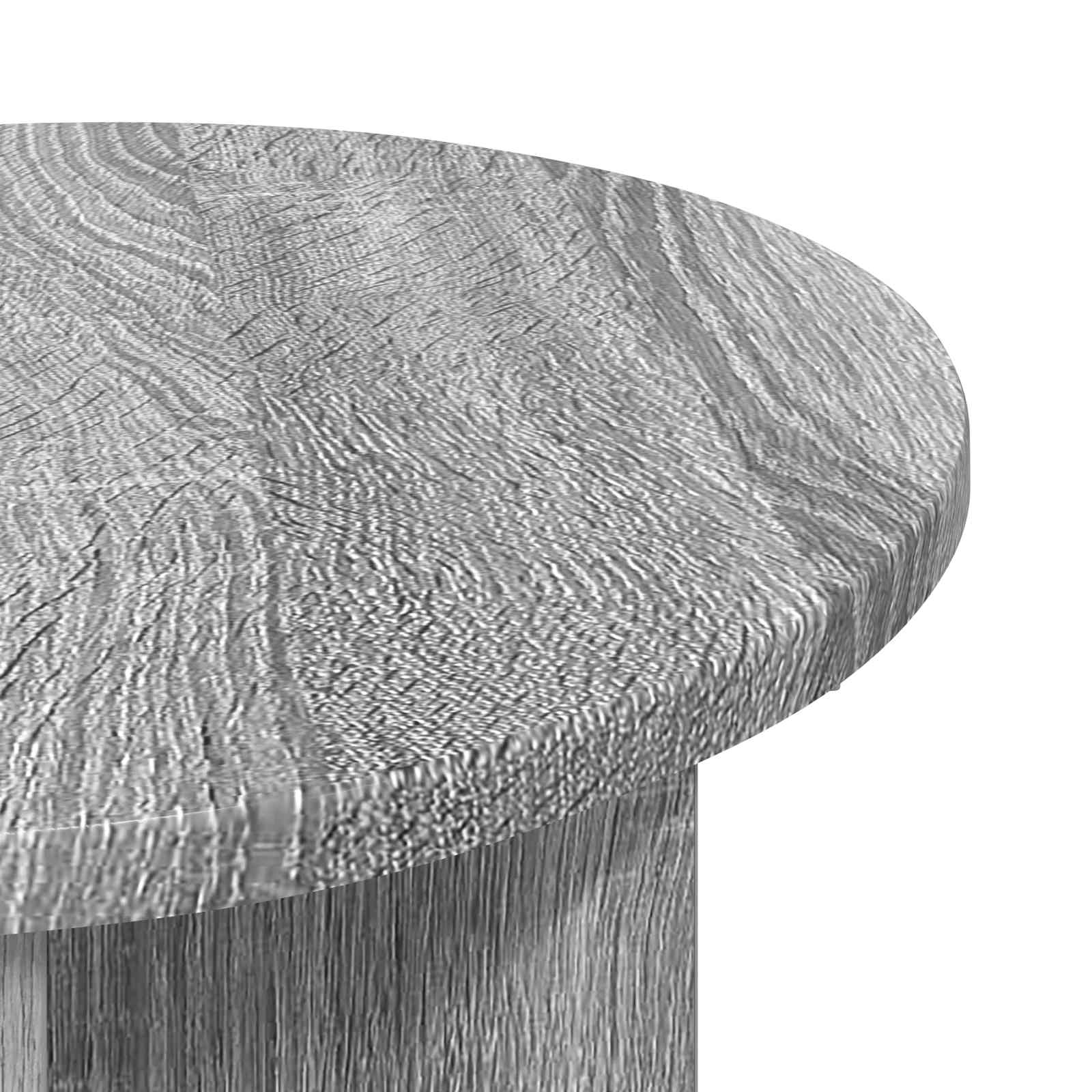 Beistelltisch mit Speicher Weiß Ø 39 x 38 cm Holzwerkstoff
