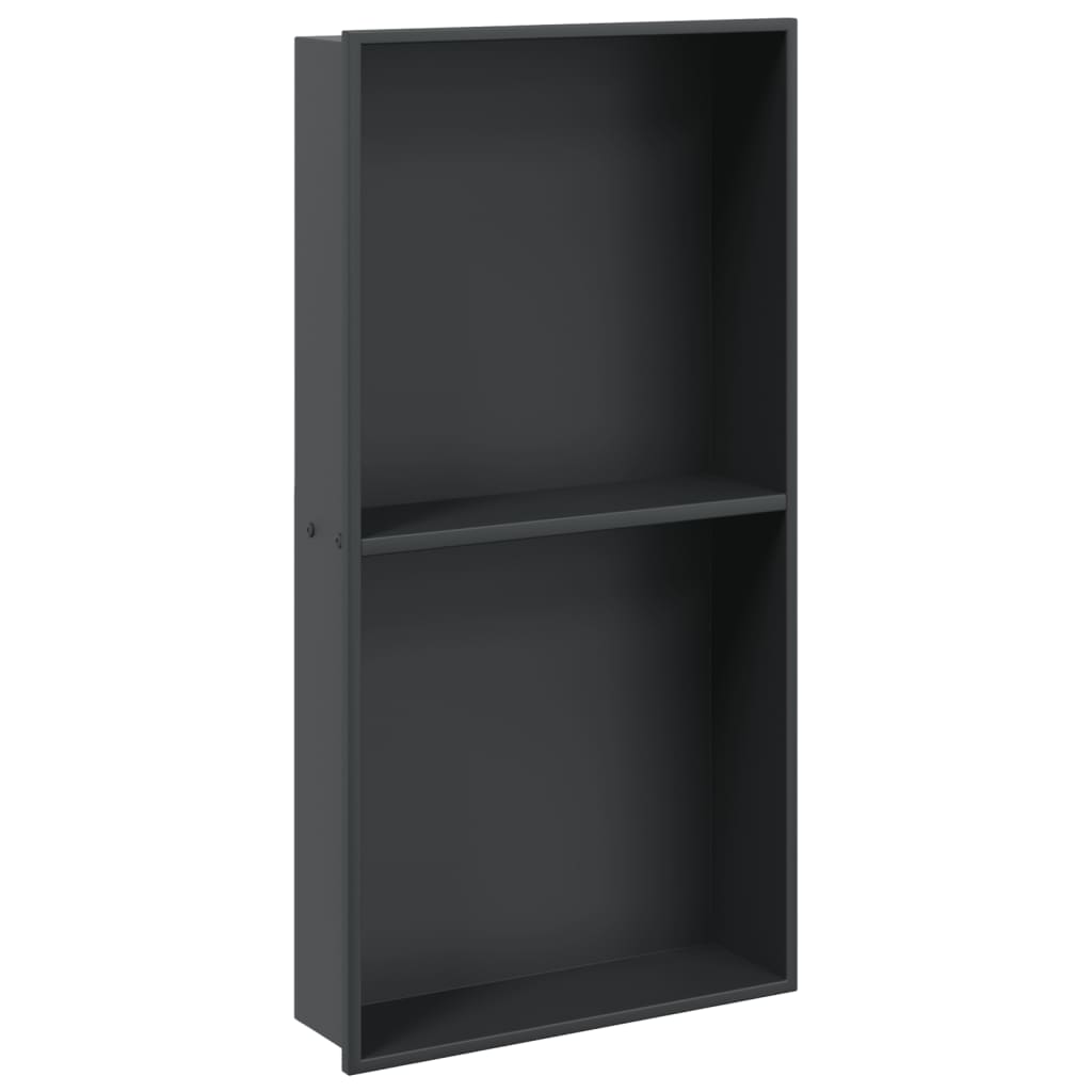 Duschnische Silbern Gebürstet 32x62x9 cm Edelstahl