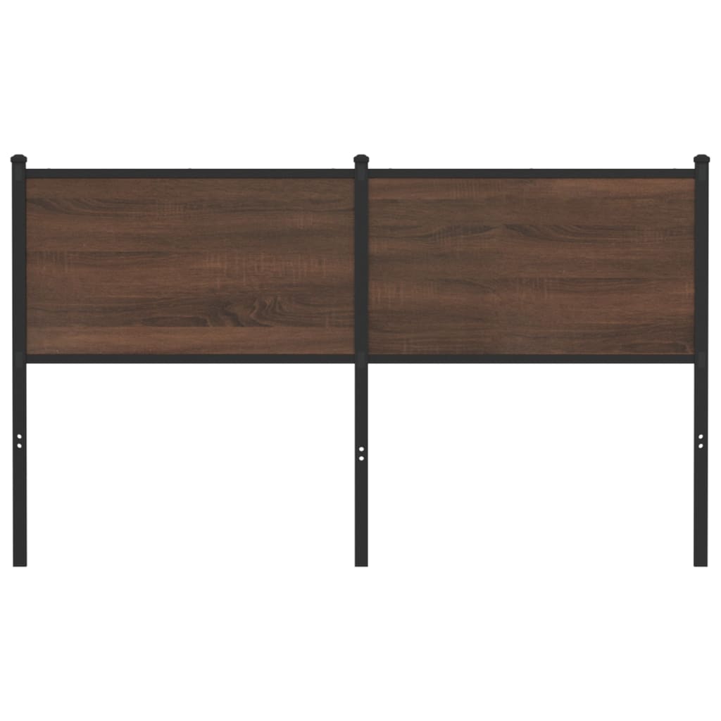 Ersatz-Kopfteil Räuchereiche 75 cm Holzwerkstoff und Stahl