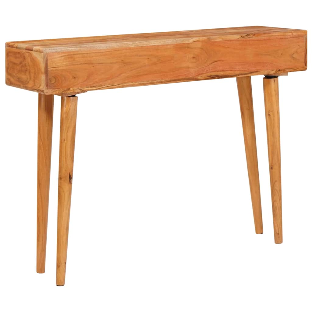 Konsolentisch Braun 110 x 30 x 80 cm Massivholz Akazie