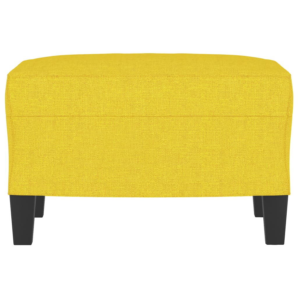 Fußhocker Hellgrau 60x50x41 cm Stoff