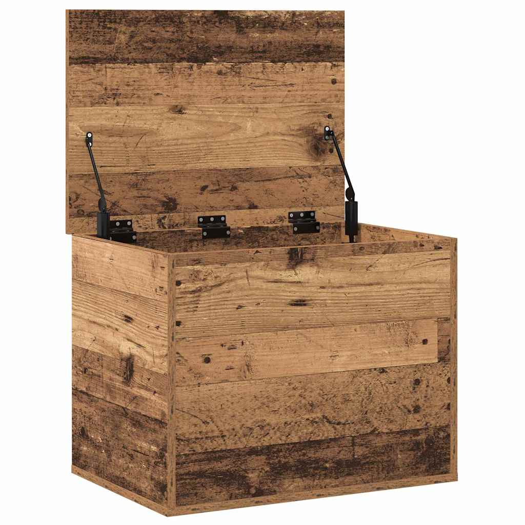 Aufbewahrungstruhe Weiß 84x42x46 cm Holzwerkstoff