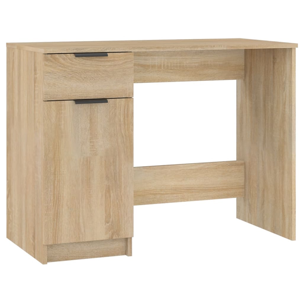 Schreibtisch Weiß 100x50x75 cm Holzwerkstoff