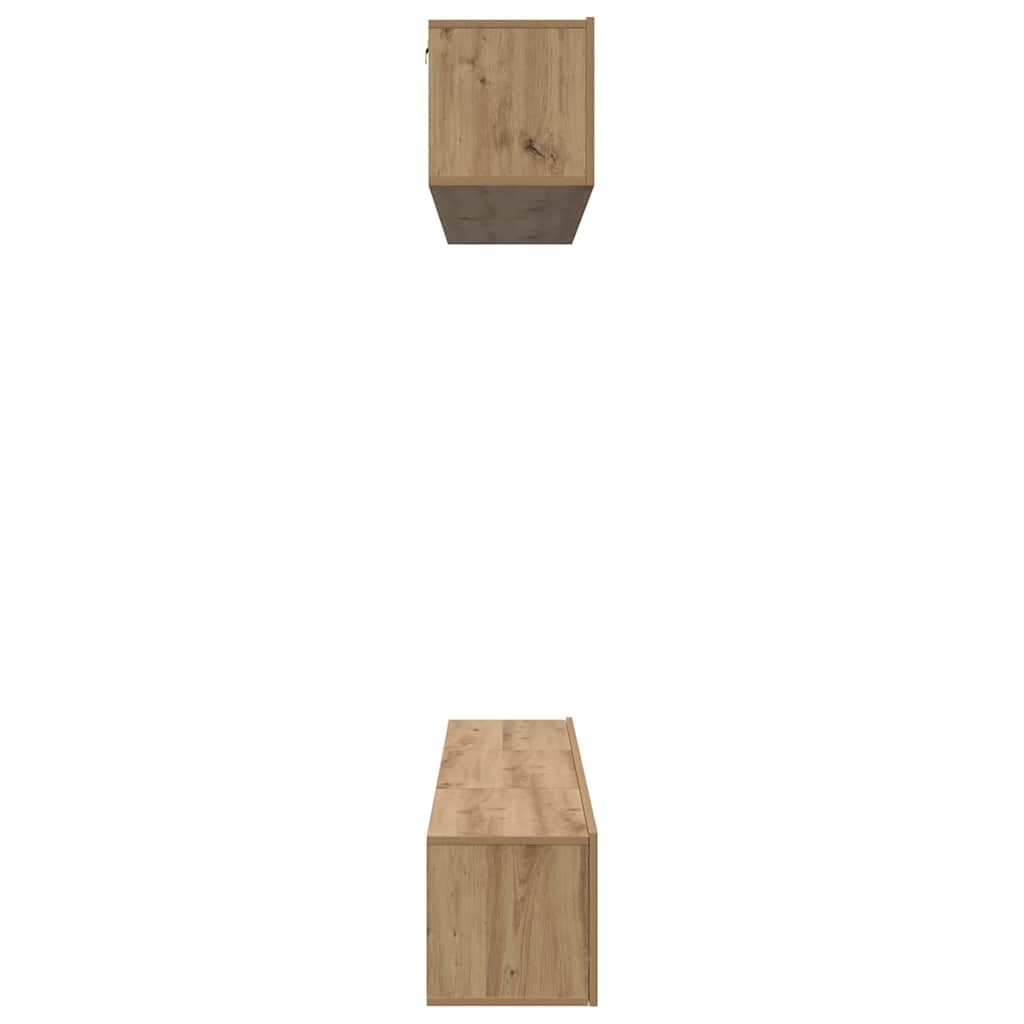 5-tlg. TV-Schrank-Set Weiß Holzwerkstoff