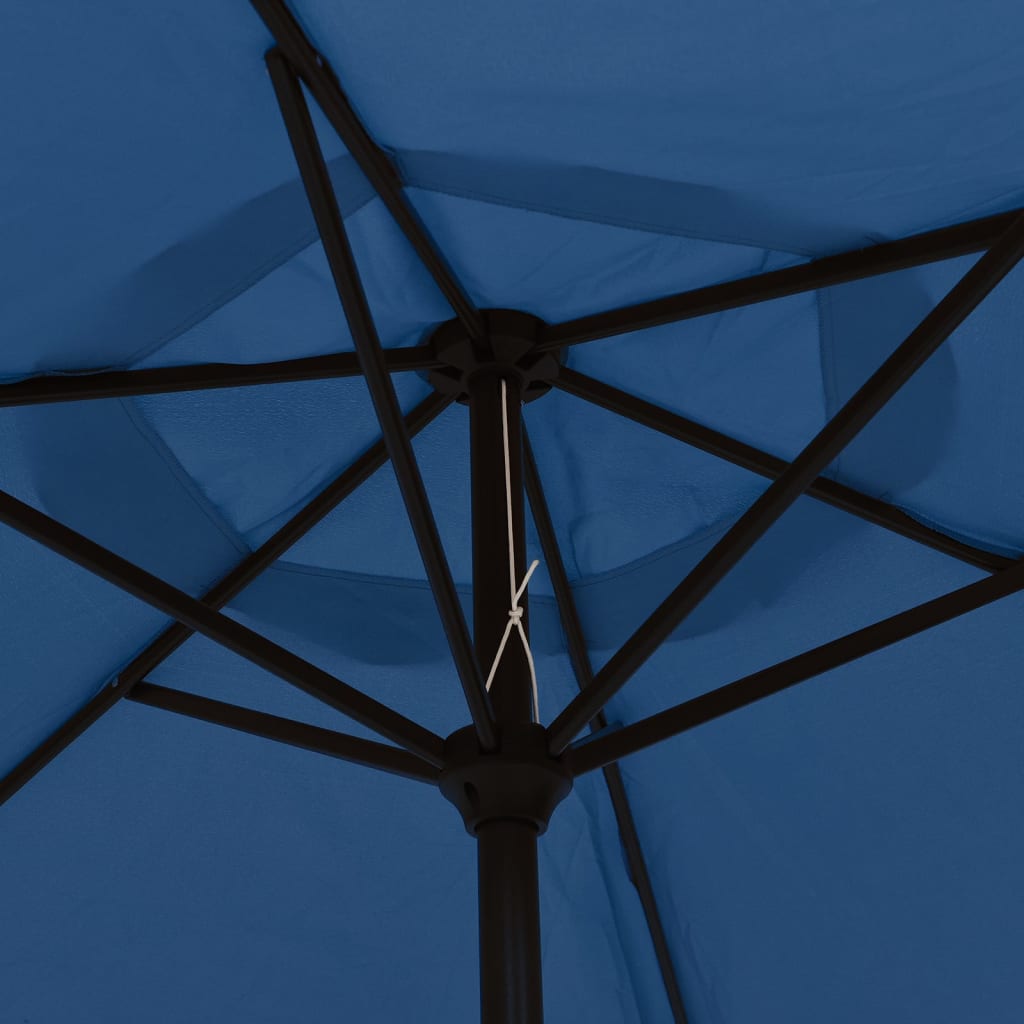 Sonnenschirm mit Metall-Mast 300 cm Bordeauxrot