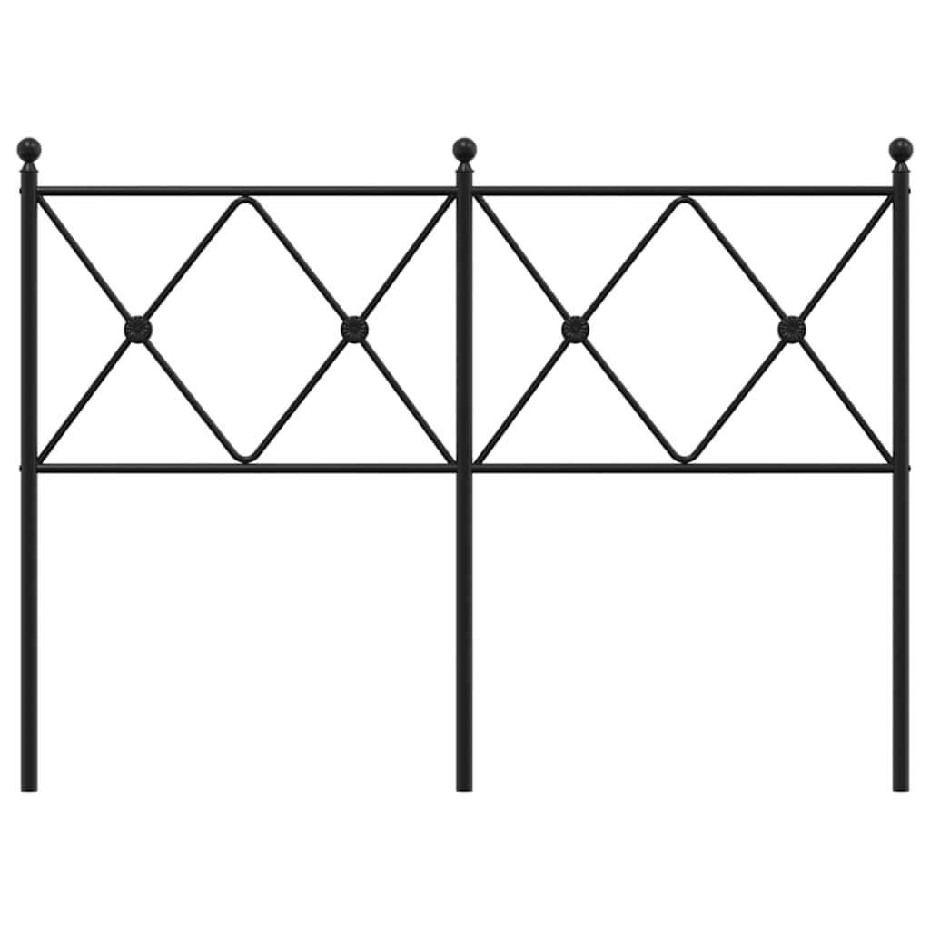 Ersatz-Kopfteil Metall Schwarz 75 cm