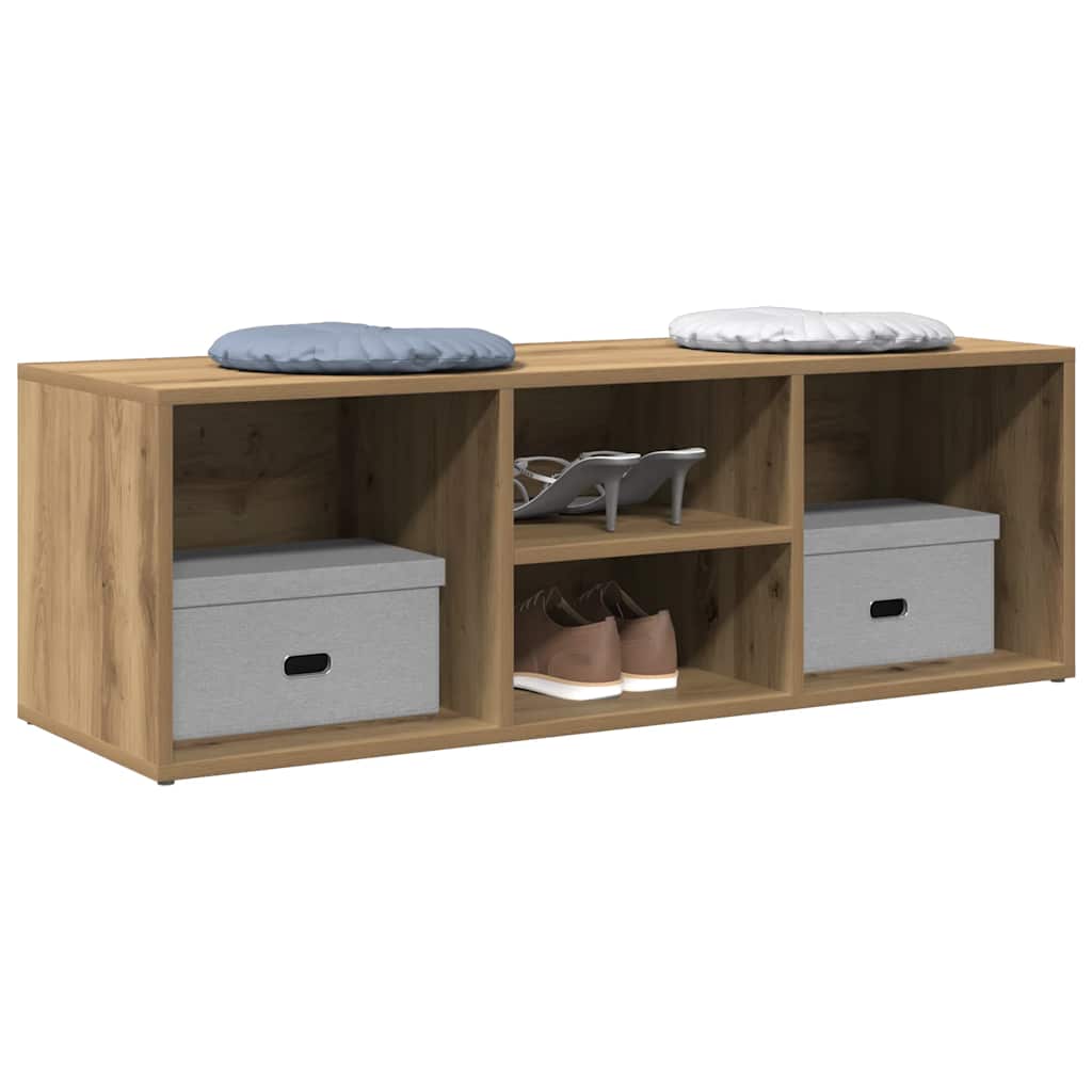 Schuhbank Weiß 105x35x35 cm Holzwerkstoff