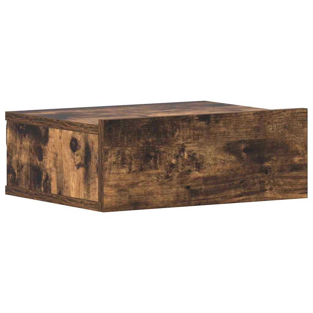 Hängender Nachttisch Weiß 40x30x15 cm Holzwerkstoff