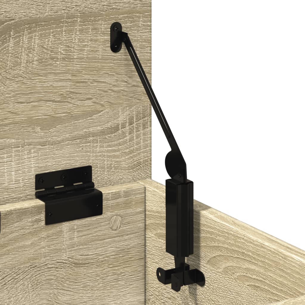 Aufbewahrungstruhe Weiß 84x42x46 cm Holzwerkstoff