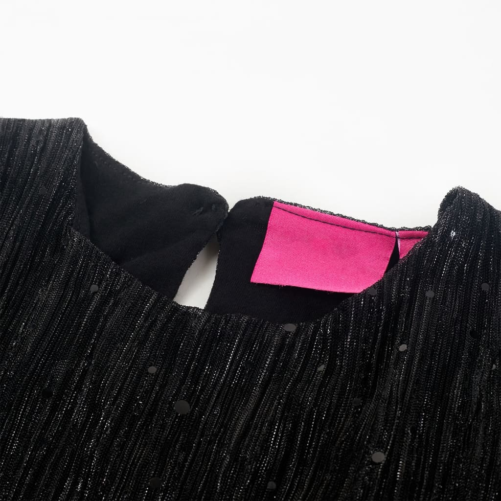Kinderkleid mit Langen Ärmeln Schwarz 92