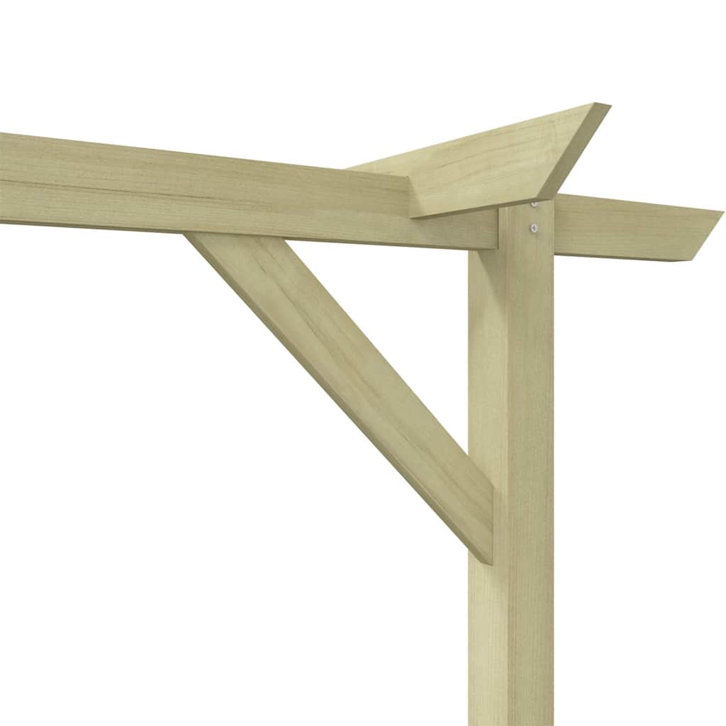 Gartenpergola 205x40x203 cm Holz