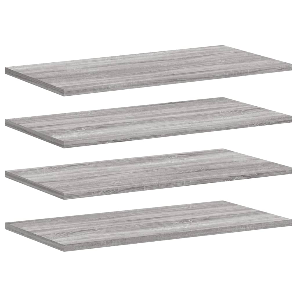 Bücherregal-Bretter 4 Stk. Weiß 40x10x1,5 cm Holzwerkstoff