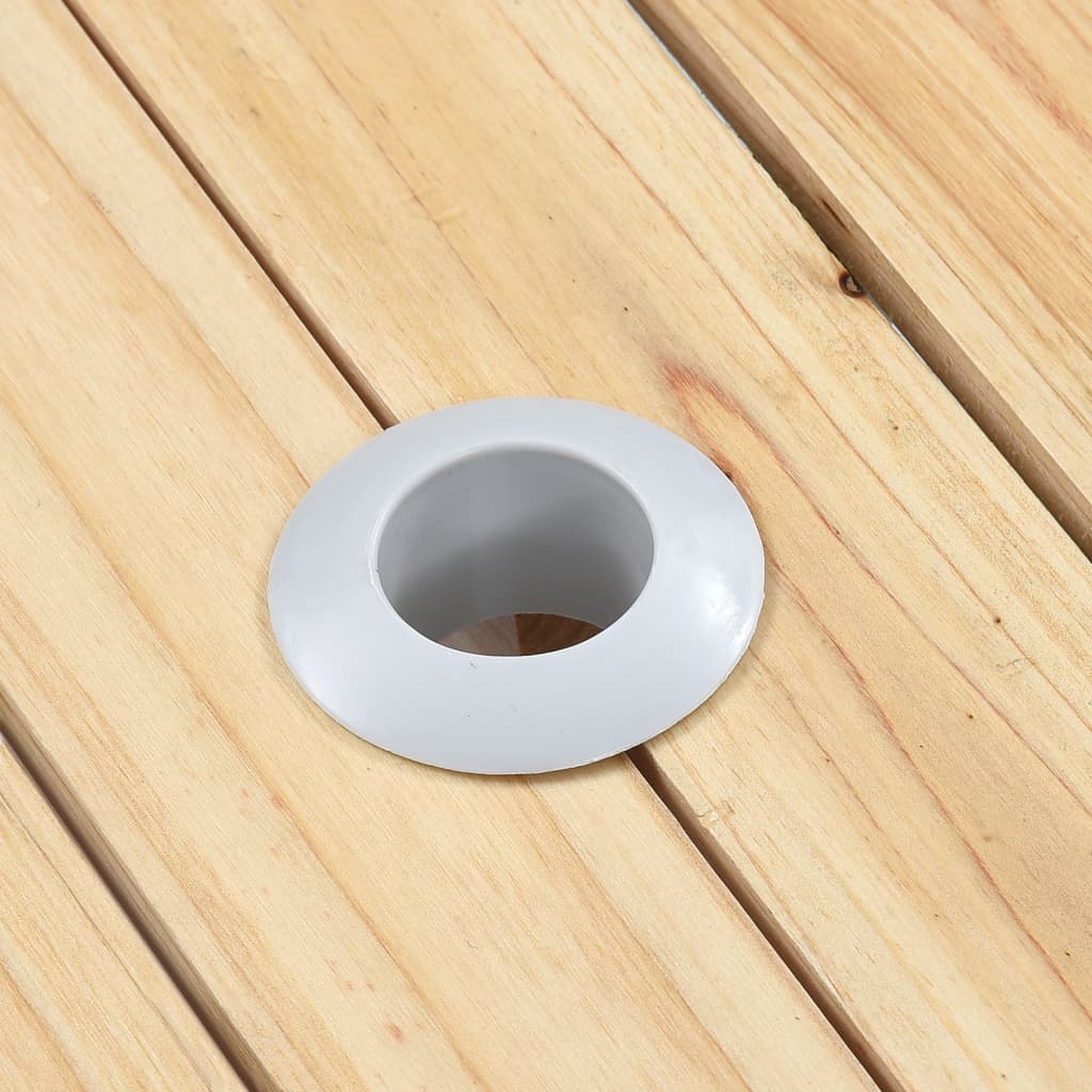 Klappbarer Campingtisch mit 4 Sitzen Stahl Aluminium