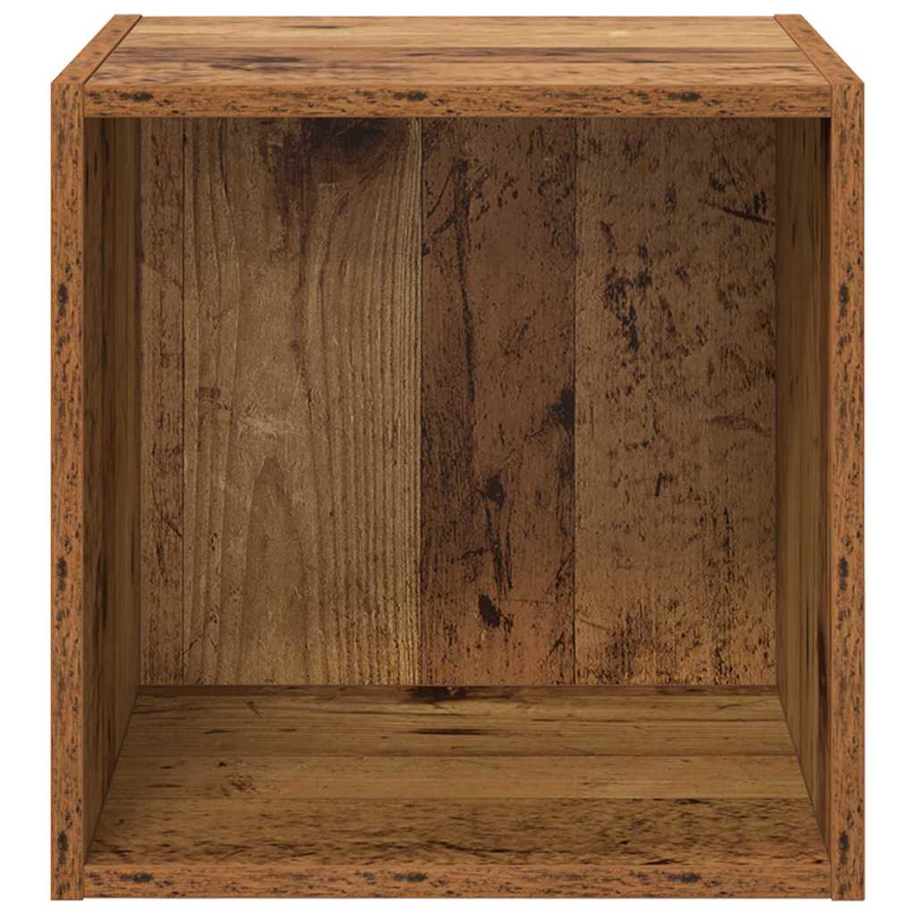 Wandschränke 2 Stk. Weiß 37x37x37 cm Holzwerkstoff