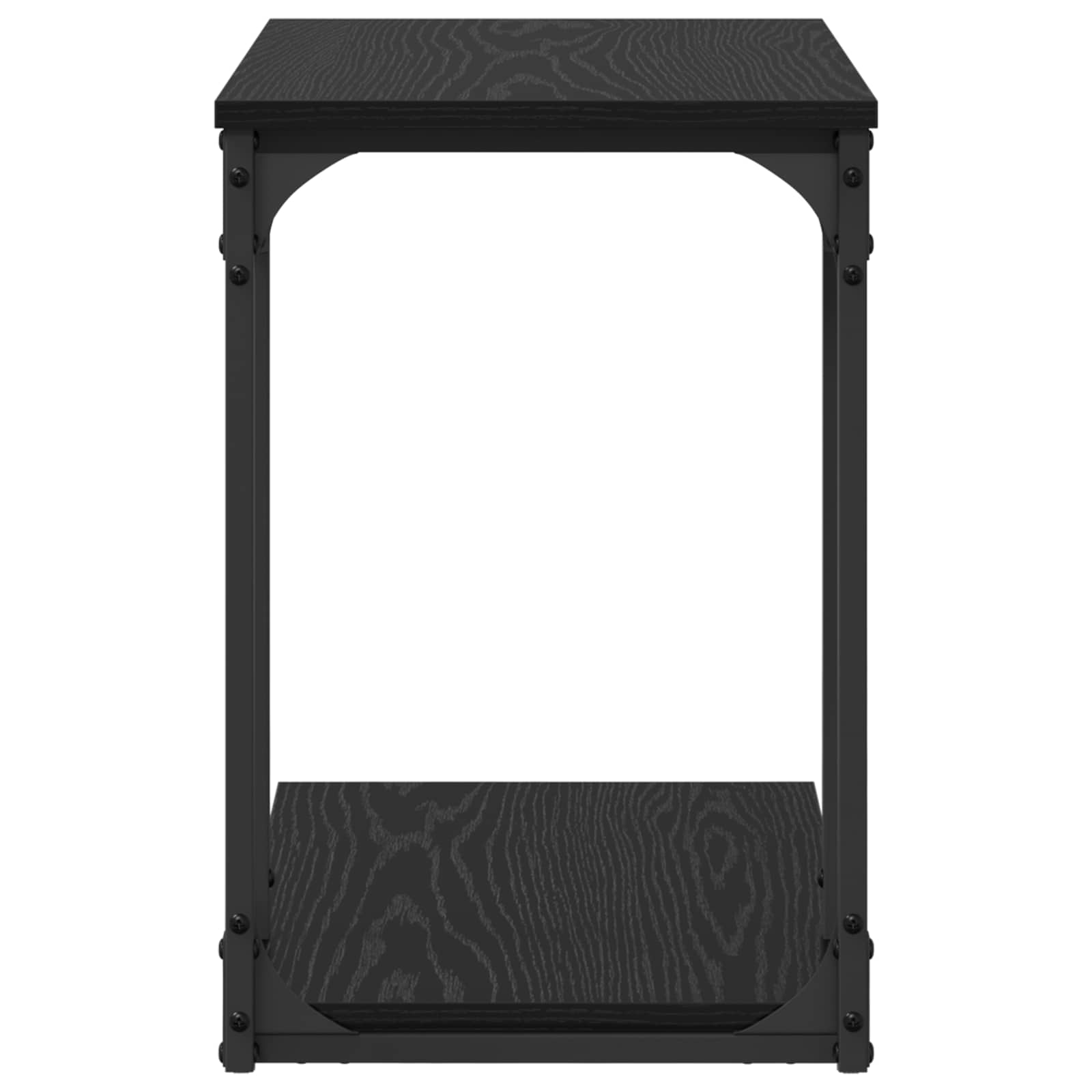 Beistelltisch Schwarz 50x35x52 cm Holzwerkstoff