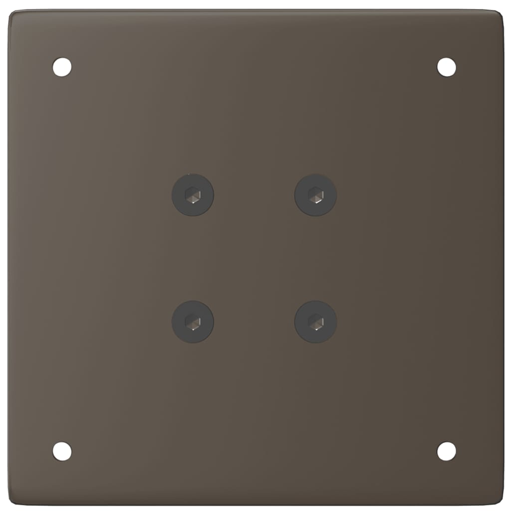 Bartischbeine 4 Stk. Schwarz 100-102 cm Stahl