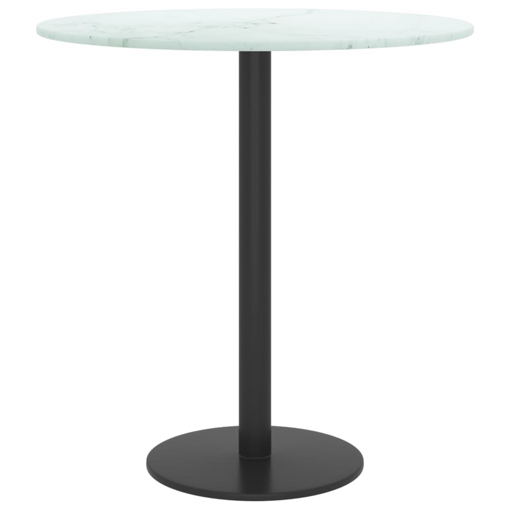 Tischplatte aus gehärtetem Glas quadratisch 700x700 mm