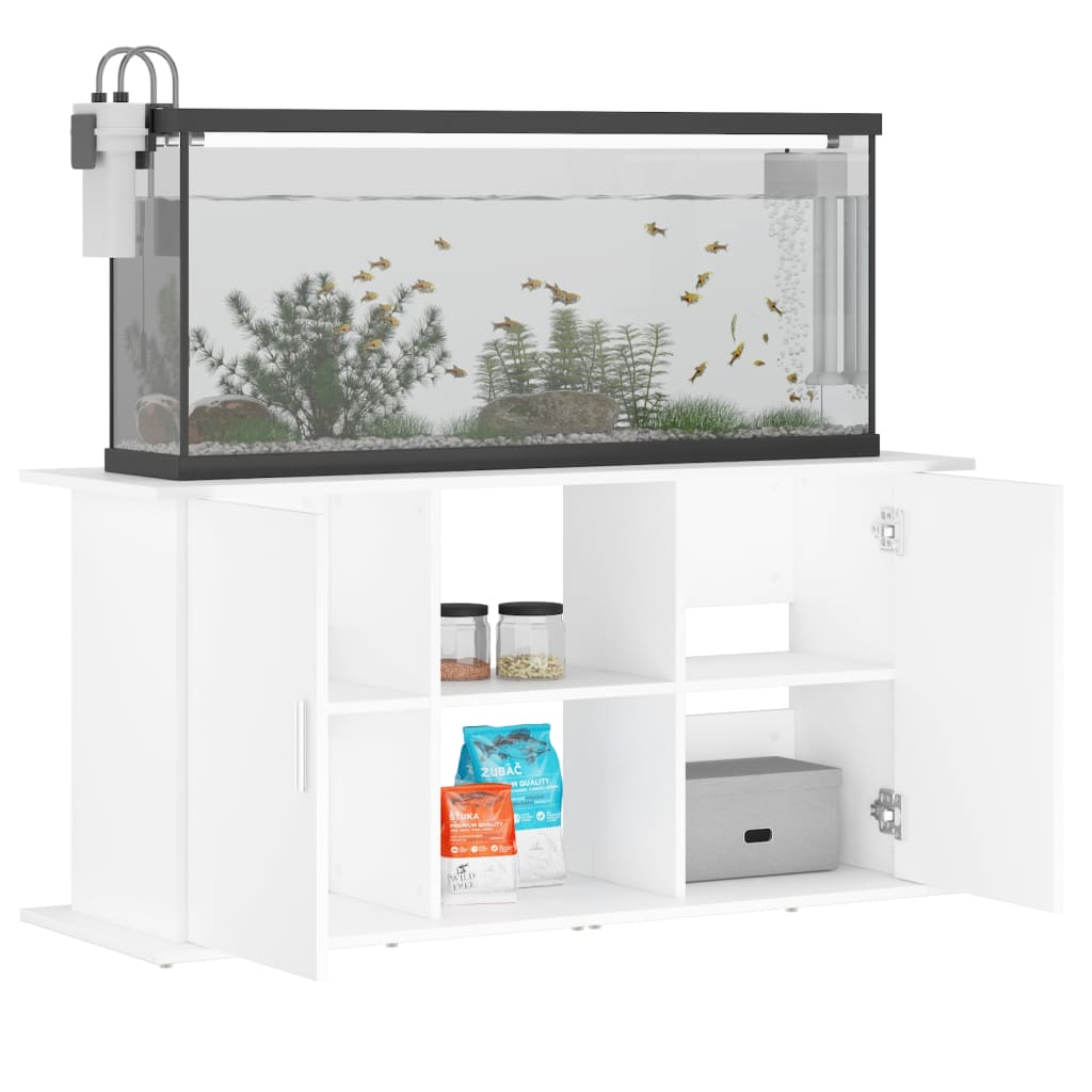 Aquariumständer Weiß 81x36x73 cm Holzwerkstoff