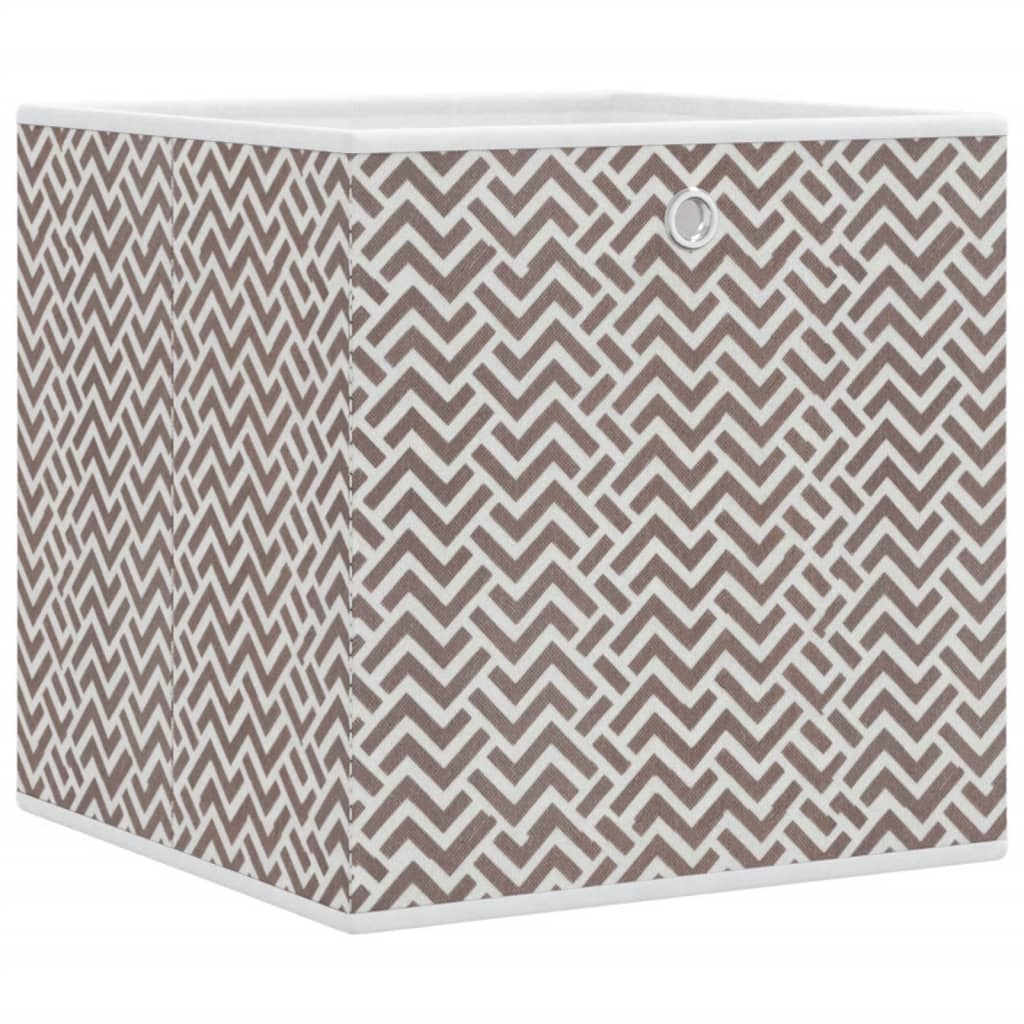 Faltboxen 4 Stk. Creme 32x32x32 cm Vlies