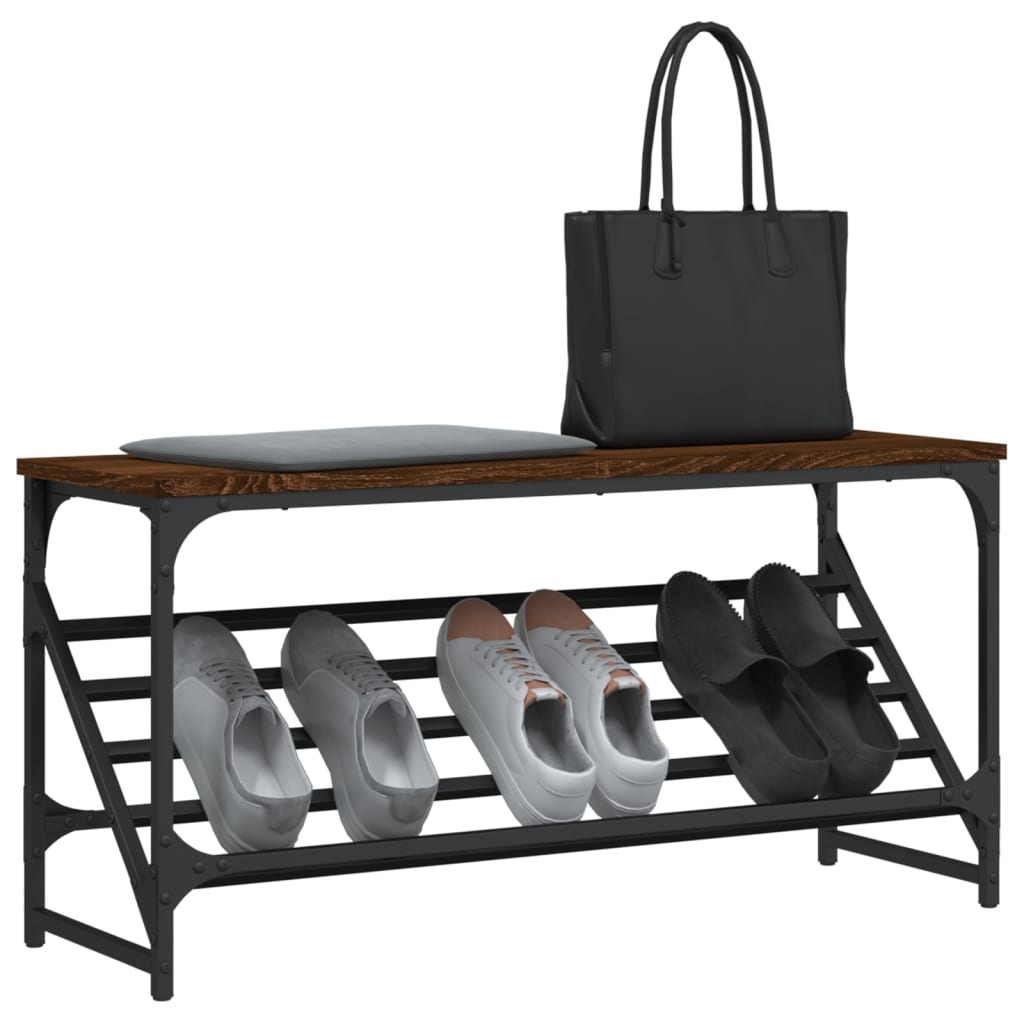 Schuhregal Schwarz 60x30x45 cm Holzwerkstoff